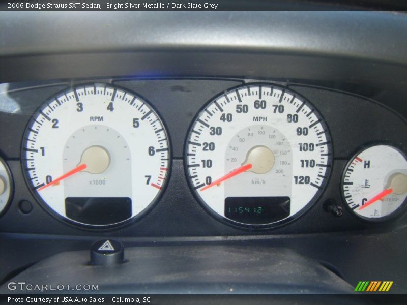 Bright Silver Metallic / Dark Slate Grey 2006 Dodge Stratus SXT Sedan