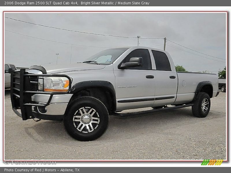 Bright Silver Metallic / Medium Slate Gray 2006 Dodge Ram 2500 SLT Quad Cab 4x4