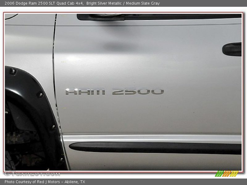 Bright Silver Metallic / Medium Slate Gray 2006 Dodge Ram 2500 SLT Quad Cab 4x4