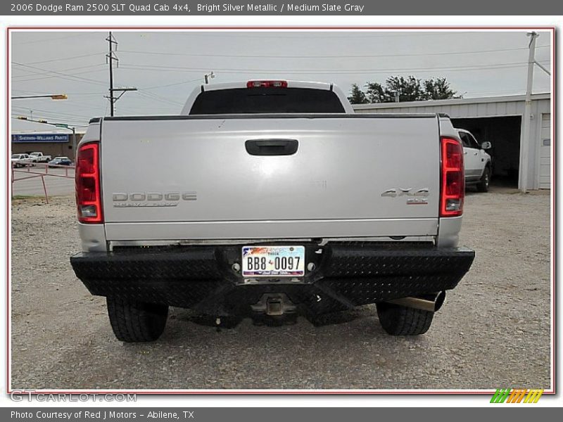 Bright Silver Metallic / Medium Slate Gray 2006 Dodge Ram 2500 SLT Quad Cab 4x4