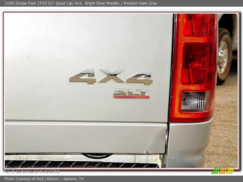 Bright Silver Metallic / Medium Slate Gray 2006 Dodge Ram 2500 SLT Quad Cab 4x4