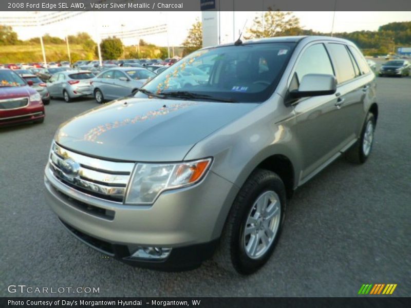 Vapor Silver Metallic / Charcoal 2008 Ford Edge SEL AWD