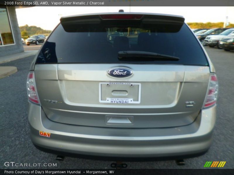 Vapor Silver Metallic / Charcoal 2008 Ford Edge SEL AWD