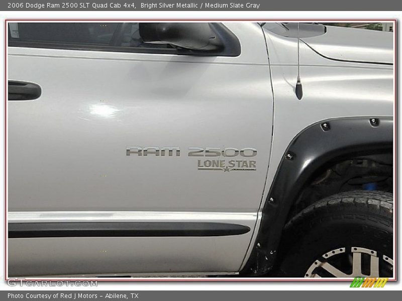 Bright Silver Metallic / Medium Slate Gray 2006 Dodge Ram 2500 SLT Quad Cab 4x4