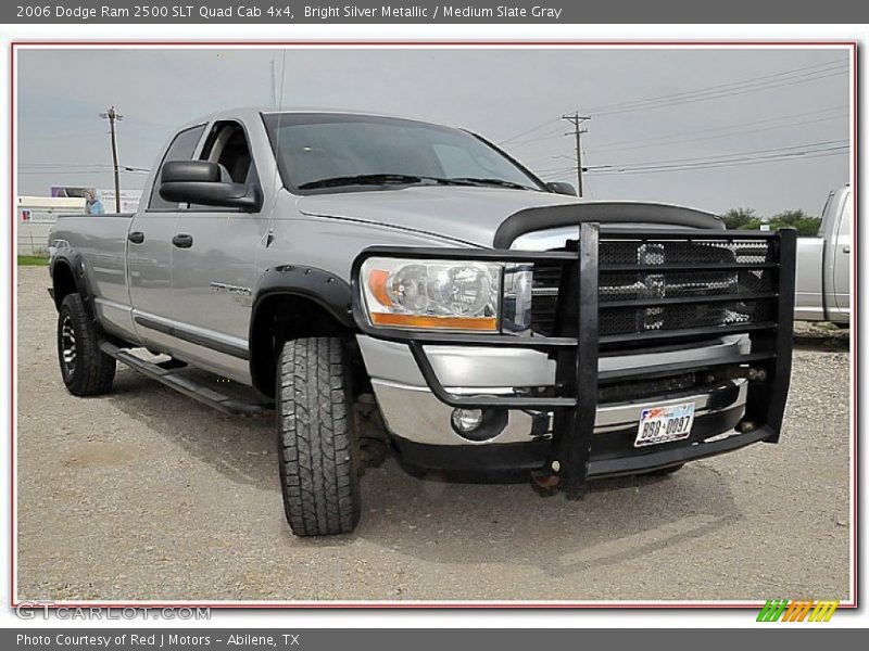 Bright Silver Metallic / Medium Slate Gray 2006 Dodge Ram 2500 SLT Quad Cab 4x4