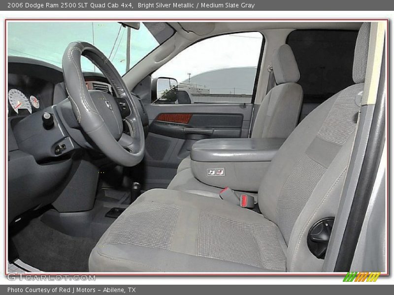 Bright Silver Metallic / Medium Slate Gray 2006 Dodge Ram 2500 SLT Quad Cab 4x4