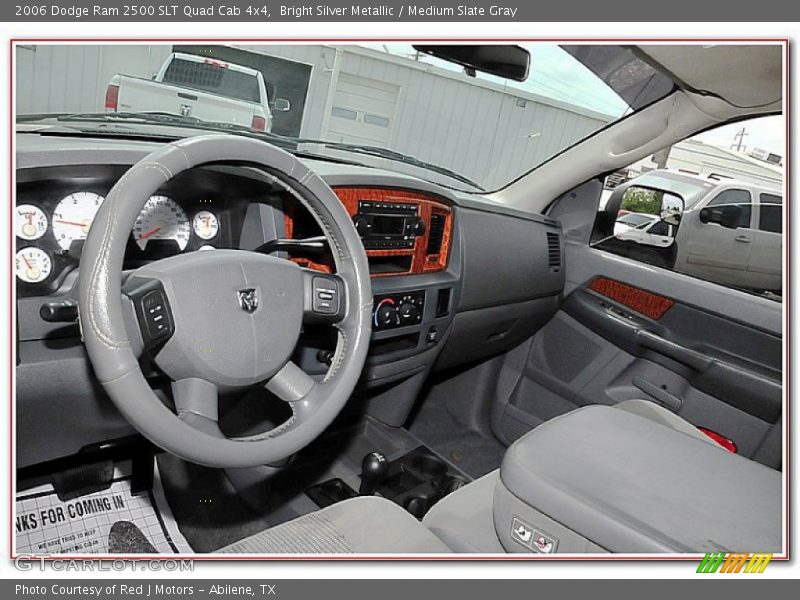 Bright Silver Metallic / Medium Slate Gray 2006 Dodge Ram 2500 SLT Quad Cab 4x4
