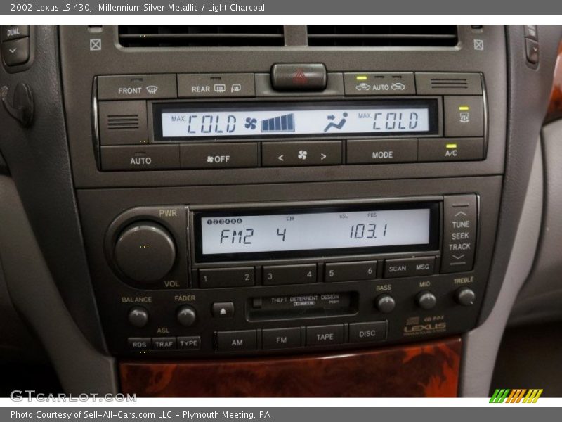 Millennium Silver Metallic / Light Charcoal 2002 Lexus LS 430