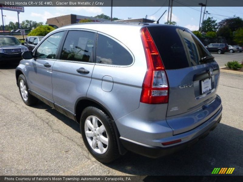 Glacier Blue Metallic / Gray 2011 Honda CR-V SE 4WD
