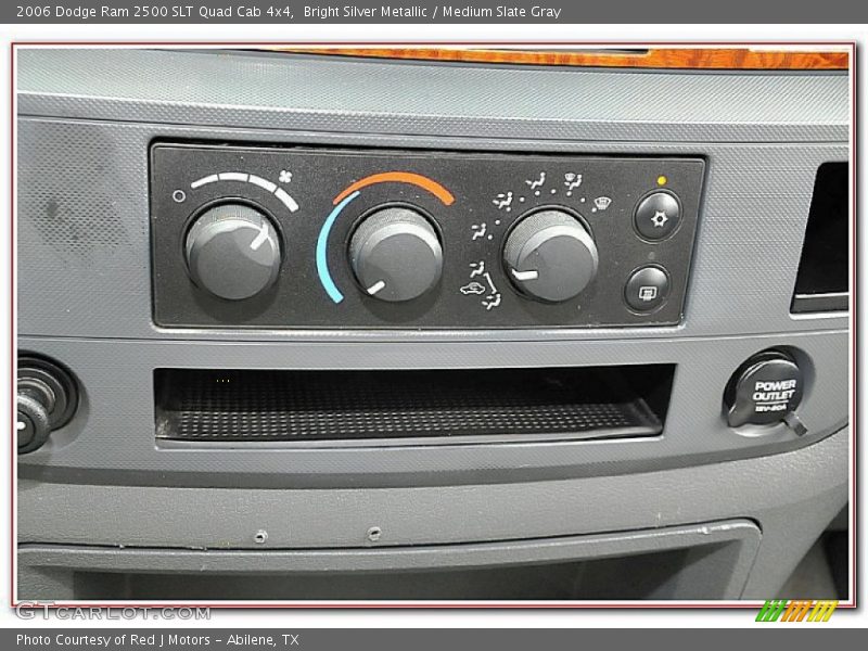 Bright Silver Metallic / Medium Slate Gray 2006 Dodge Ram 2500 SLT Quad Cab 4x4