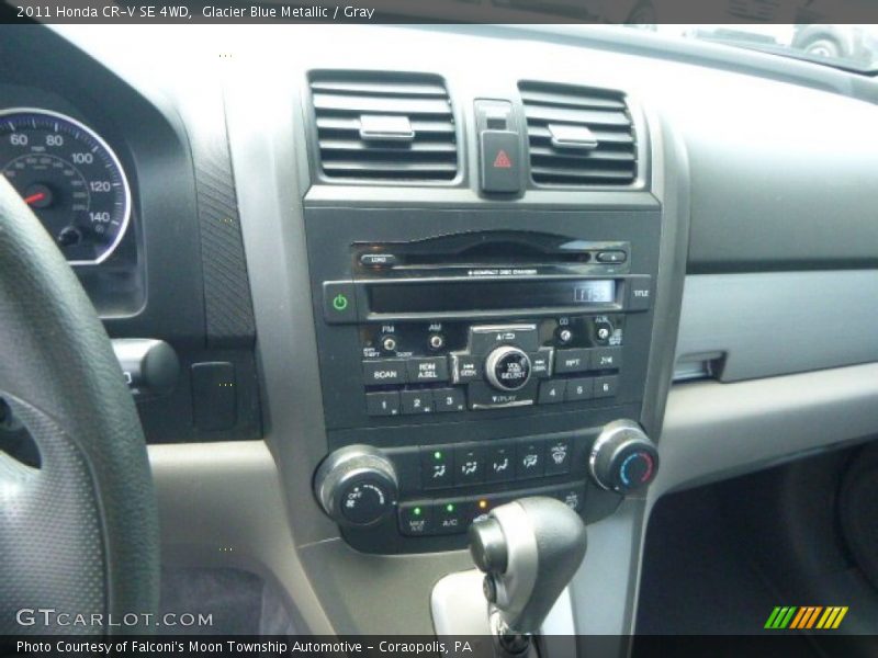 Glacier Blue Metallic / Gray 2011 Honda CR-V SE 4WD