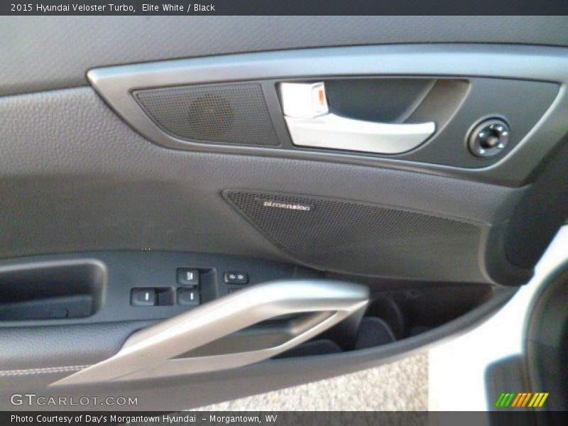 Elite White / Black 2015 Hyundai Veloster Turbo