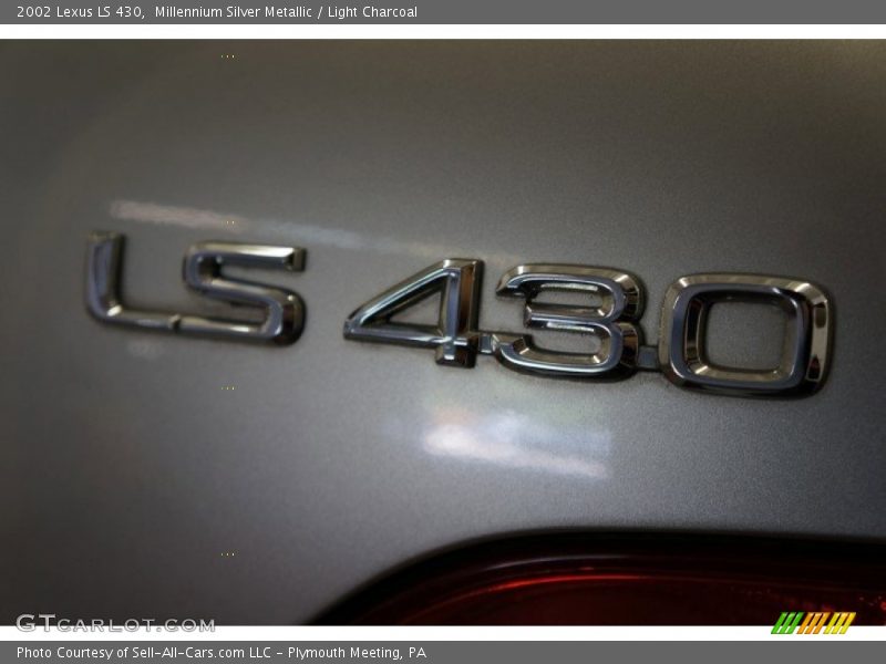 Millennium Silver Metallic / Light Charcoal 2002 Lexus LS 430