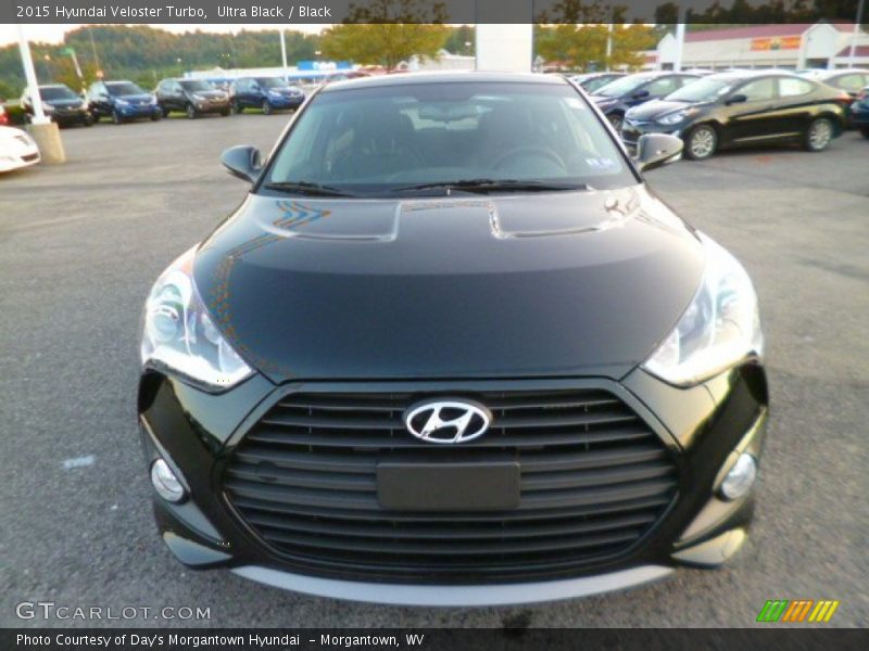 Ultra Black / Black 2015 Hyundai Veloster Turbo