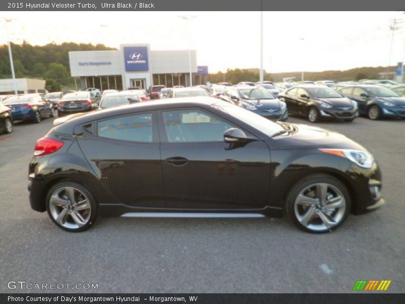 Ultra Black / Black 2015 Hyundai Veloster Turbo