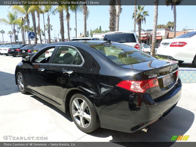 Crystal Black Pearl / Ebony 2012 Acura TSX Special Edition Sedan