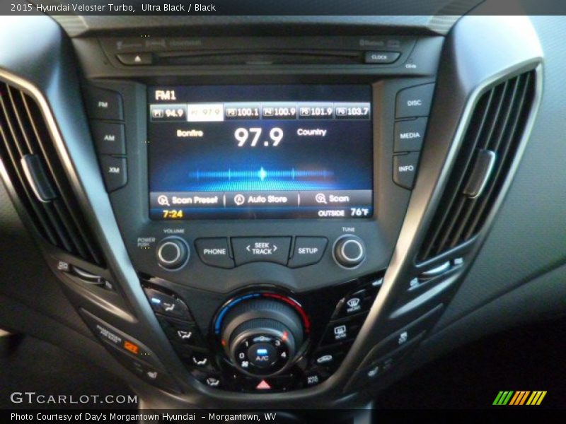 Ultra Black / Black 2015 Hyundai Veloster Turbo