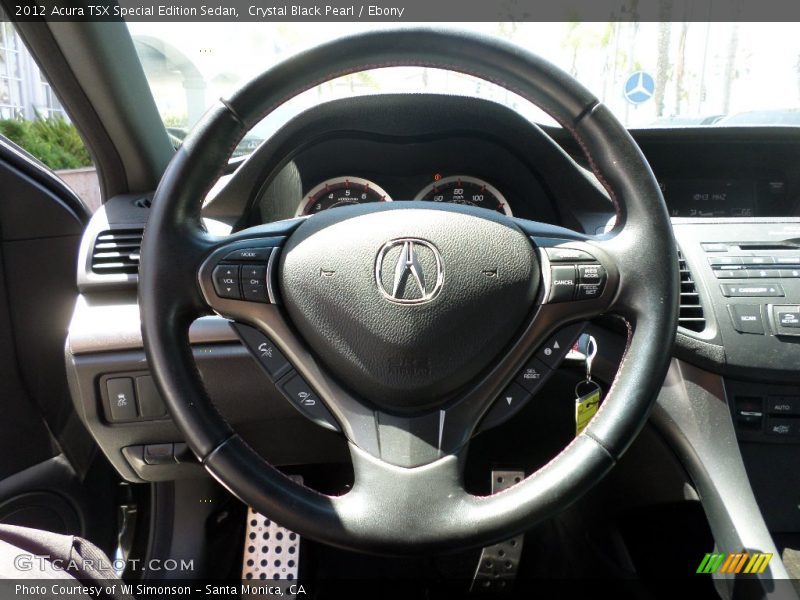 Crystal Black Pearl / Ebony 2012 Acura TSX Special Edition Sedan