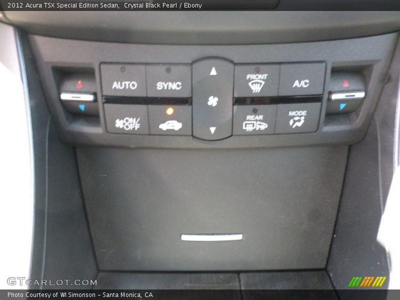 Crystal Black Pearl / Ebony 2012 Acura TSX Special Edition Sedan