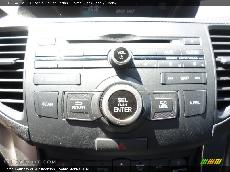 Crystal Black Pearl / Ebony 2012 Acura TSX Special Edition Sedan
