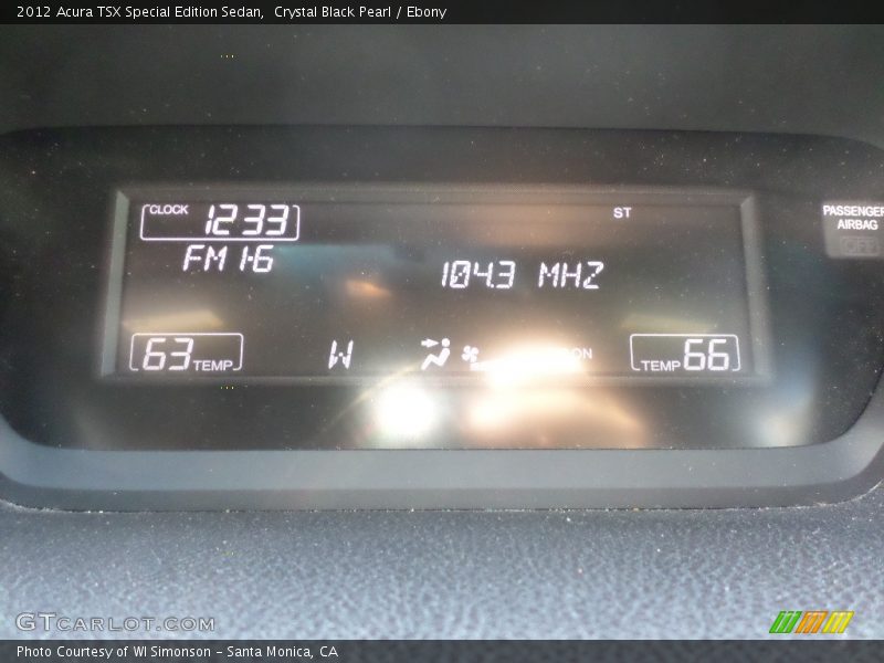Crystal Black Pearl / Ebony 2012 Acura TSX Special Edition Sedan