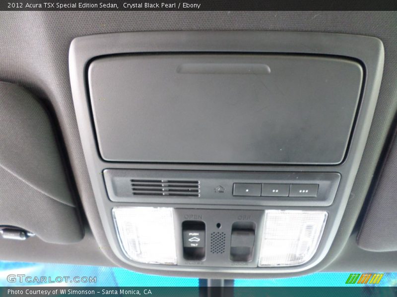 Crystal Black Pearl / Ebony 2012 Acura TSX Special Edition Sedan