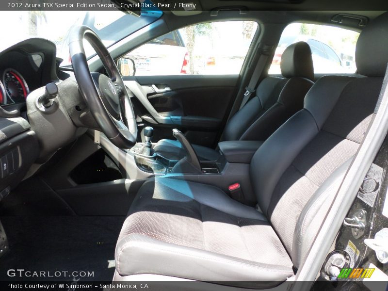 Crystal Black Pearl / Ebony 2012 Acura TSX Special Edition Sedan