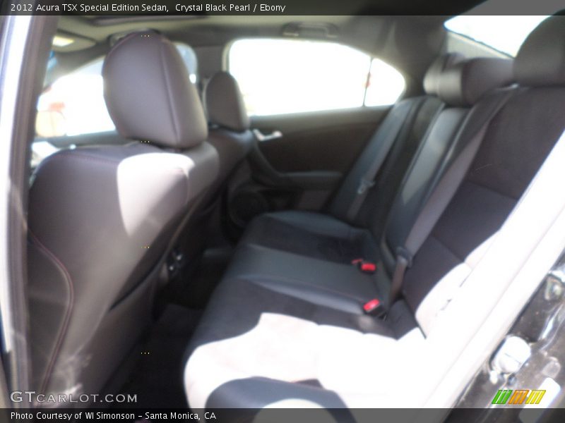 Crystal Black Pearl / Ebony 2012 Acura TSX Special Edition Sedan
