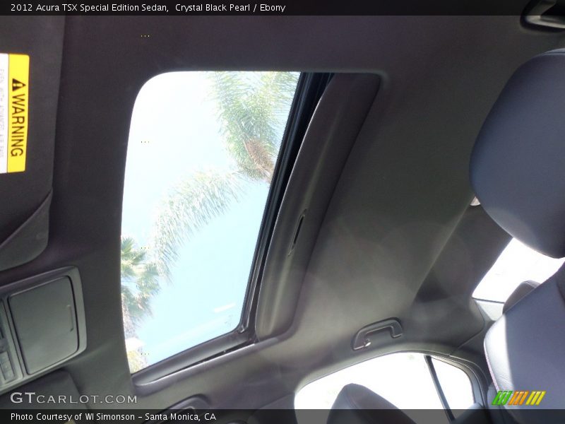 Crystal Black Pearl / Ebony 2012 Acura TSX Special Edition Sedan