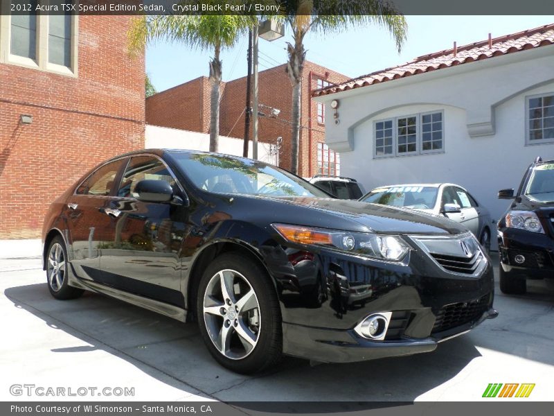 Crystal Black Pearl / Ebony 2012 Acura TSX Special Edition Sedan