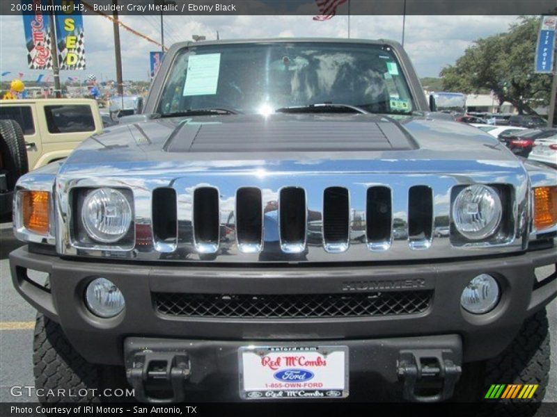 Boulder Gray Metallic / Ebony Black 2008 Hummer H3