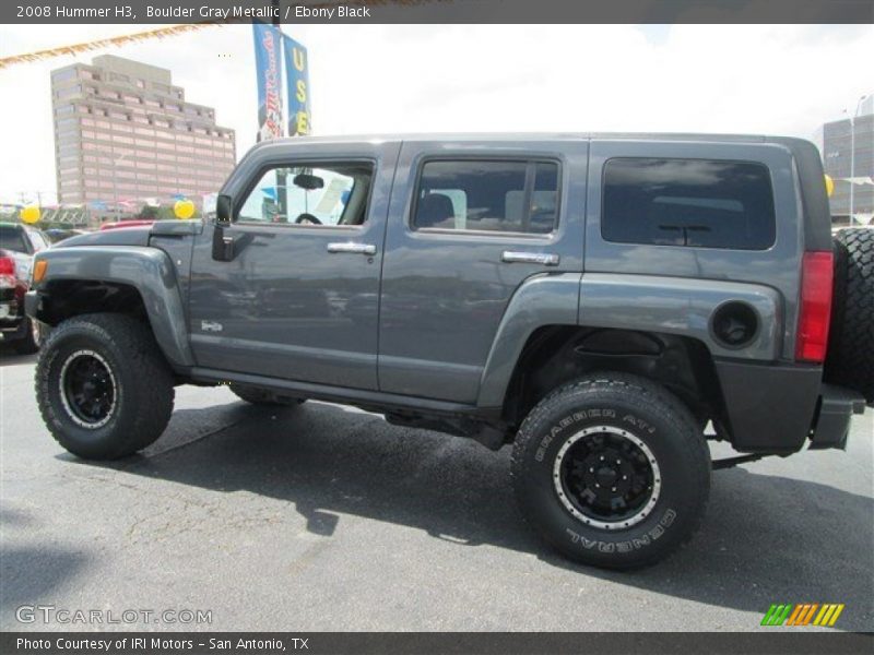 Boulder Gray Metallic / Ebony Black 2008 Hummer H3