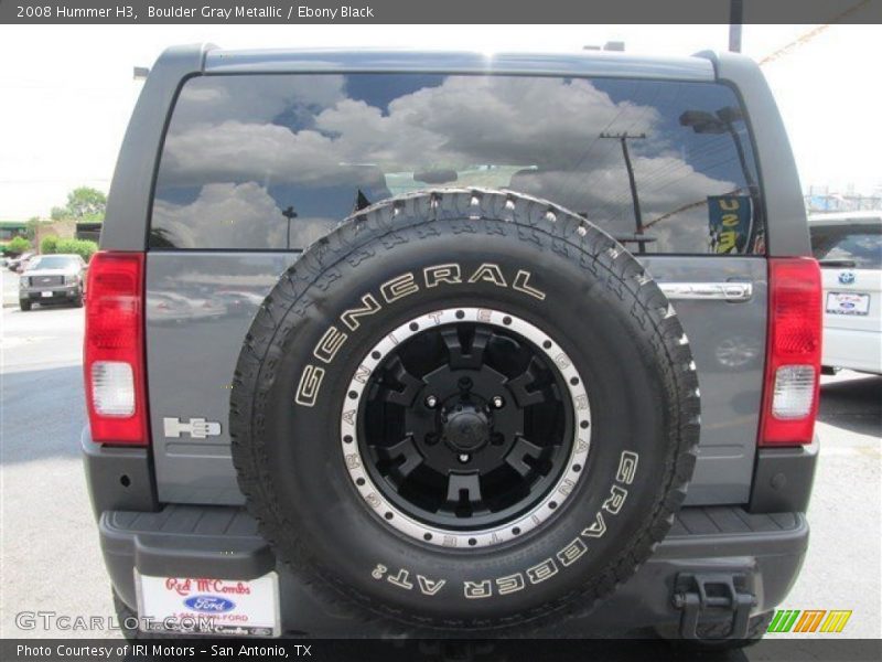 Boulder Gray Metallic / Ebony Black 2008 Hummer H3
