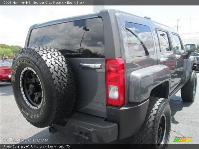 Boulder Gray Metallic / Ebony Black 2008 Hummer H3