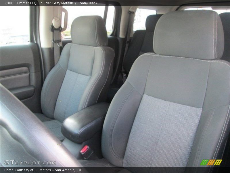 Boulder Gray Metallic / Ebony Black 2008 Hummer H3