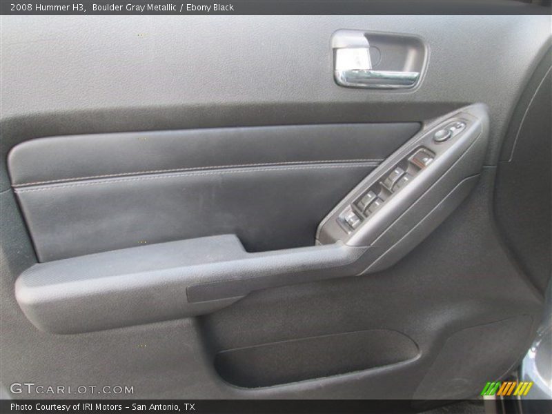 Boulder Gray Metallic / Ebony Black 2008 Hummer H3