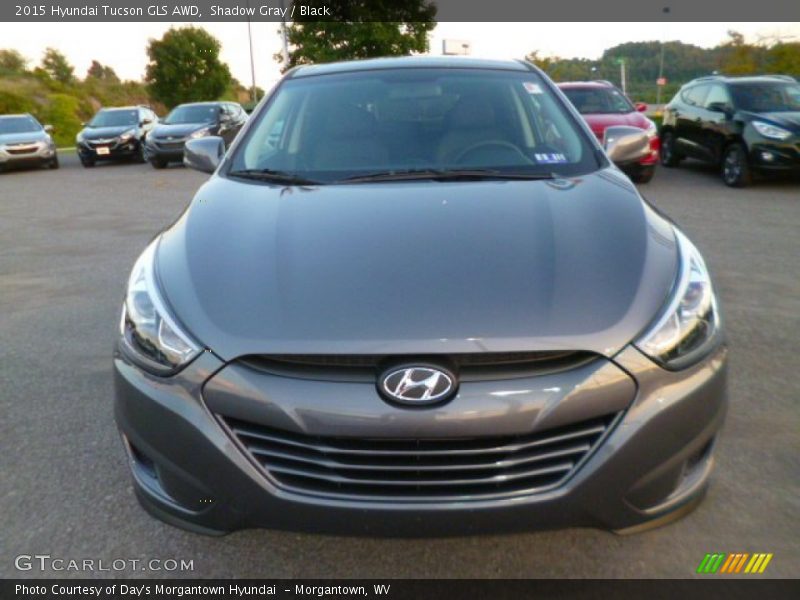 Shadow Gray / Black 2015 Hyundai Tucson GLS AWD