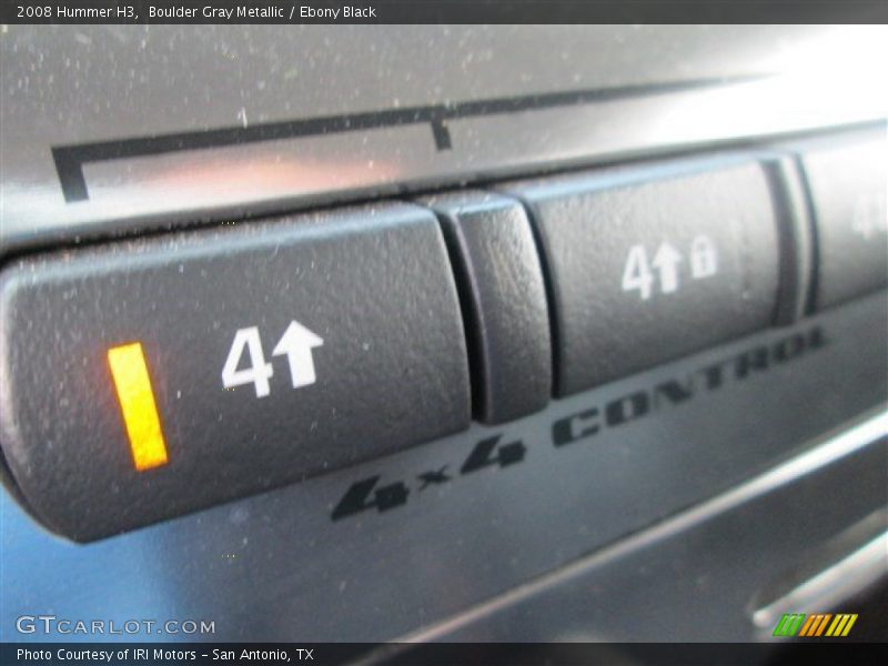 Boulder Gray Metallic / Ebony Black 2008 Hummer H3