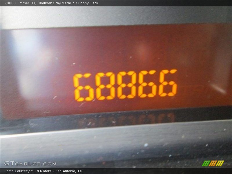 Boulder Gray Metallic / Ebony Black 2008 Hummer H3