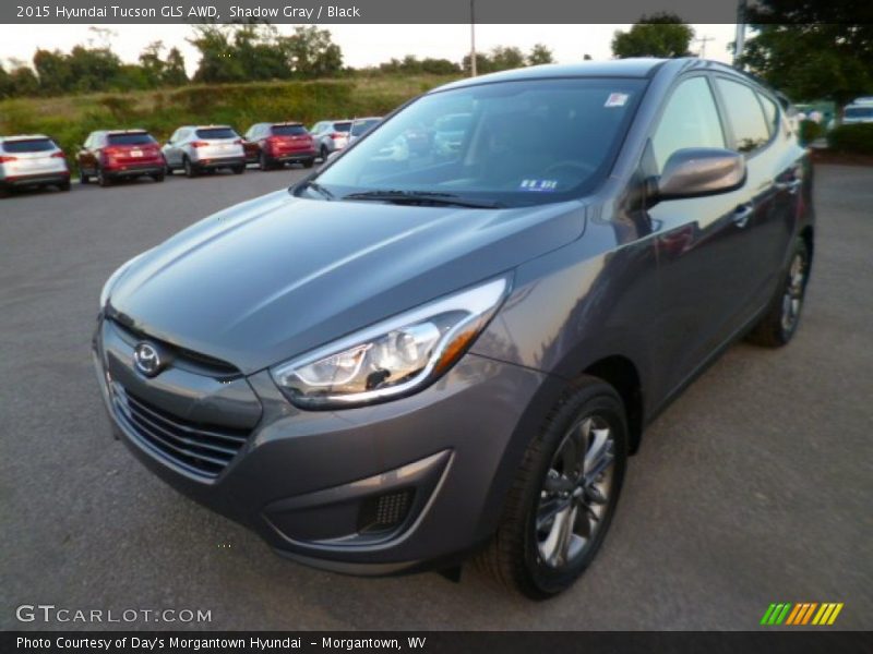 Shadow Gray / Black 2015 Hyundai Tucson GLS AWD