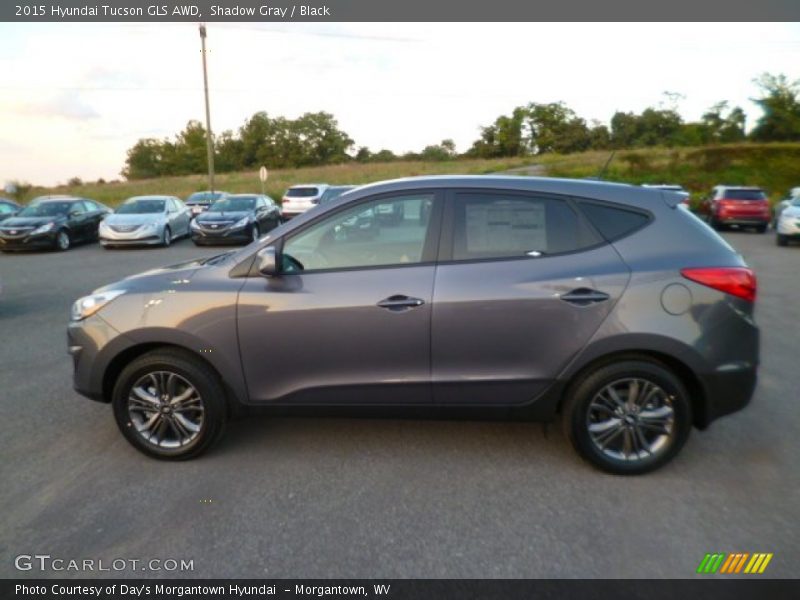 Shadow Gray / Black 2015 Hyundai Tucson GLS AWD