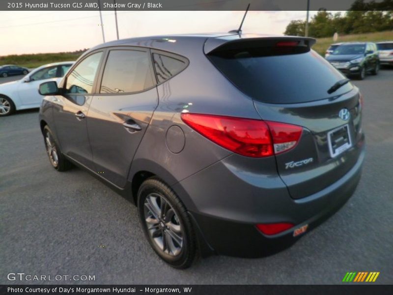 Shadow Gray / Black 2015 Hyundai Tucson GLS AWD