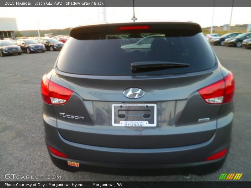 Shadow Gray / Black 2015 Hyundai Tucson GLS AWD