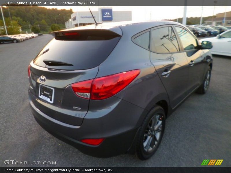 Shadow Gray / Black 2015 Hyundai Tucson GLS AWD