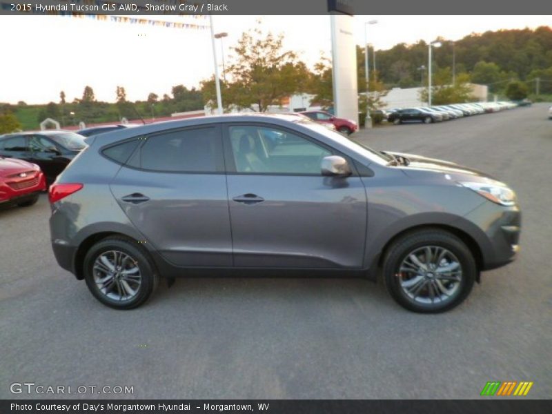 Shadow Gray / Black 2015 Hyundai Tucson GLS AWD