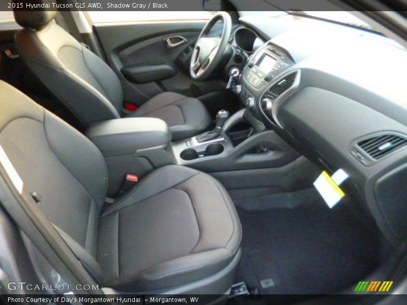 Shadow Gray / Black 2015 Hyundai Tucson GLS AWD