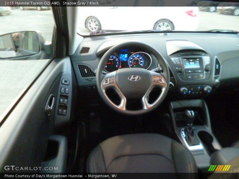 Shadow Gray / Black 2015 Hyundai Tucson GLS AWD