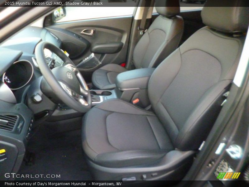 Shadow Gray / Black 2015 Hyundai Tucson GLS AWD