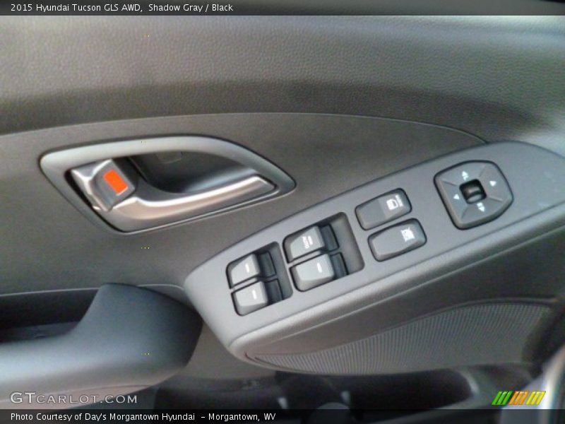 Shadow Gray / Black 2015 Hyundai Tucson GLS AWD