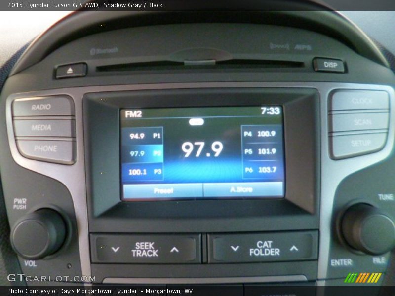 Shadow Gray / Black 2015 Hyundai Tucson GLS AWD